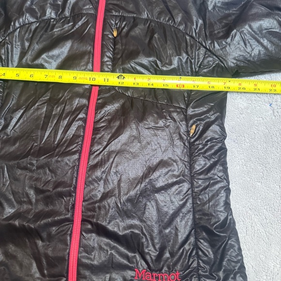 Marmot Women’s Hooded Insulated Jacket Black Pink Full Zip Size M - Picture 5 of 11